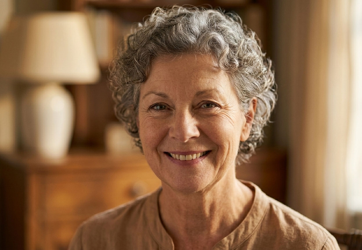 Example memorial photo of Eleanor Hartley